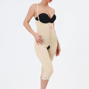 liposuction long thigh compression garment (below knee) bf06